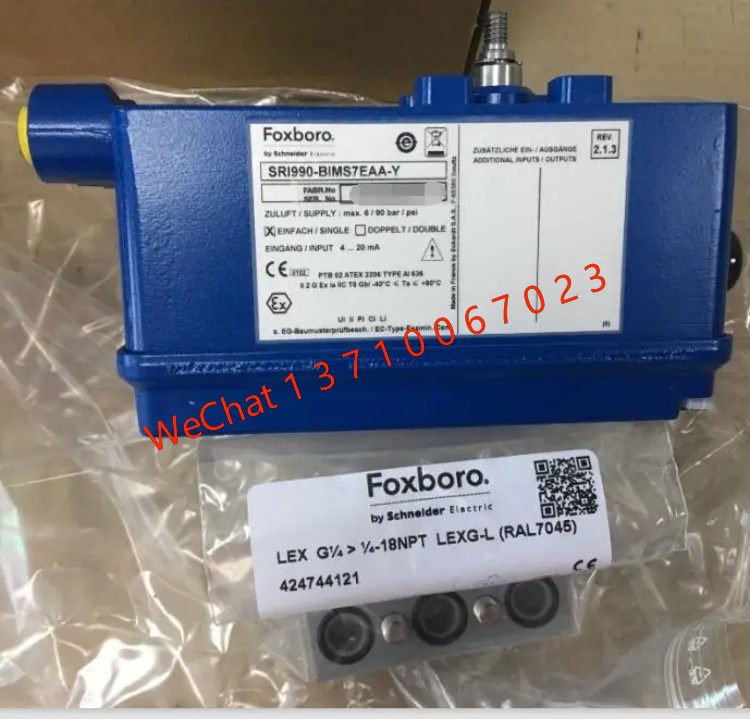 Foxboro ECKARDT French SRD991-BDQS6EA4NA Valve Positioner Foxboro ECKARDT French