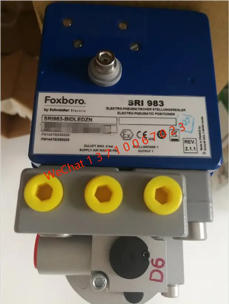 Foxboro ECKARDT Valve Positioner SRI986-BIDS7EAANA Single acting Foxboro ECKARDT