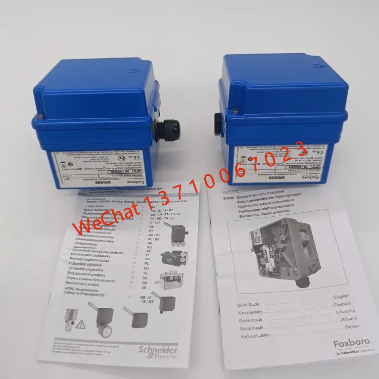 Schneid Fox Pineapple Foxboro ECKARDT Valve Positioner SRP 981-CIDLS1NA Foxboro 
